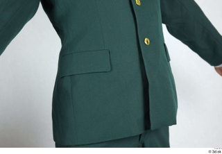  Photos Army man in Ceremonial Suit 2 20th century army ceremonial green jacket upper body 0021.jpg